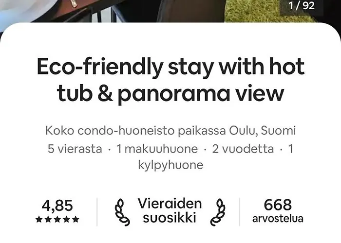 아파트 Eco-friendly With Hot Tub & Panorama View *